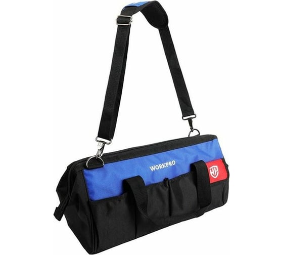 Сумка для инструмента WORKPRO 600D WP281005 460x215x245мм, с широким горлом, на молнии 18" WP281005