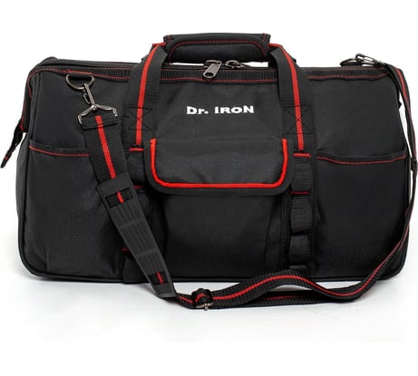 Сумка для инструмента с ремнем Dr. IRON 445x205x275 мм DR1034
