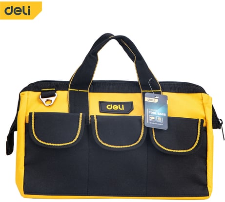 Сумка для инструментов DELI dl430013 310x170x220 мм, ткань oxford, плечевой ремень, 5 карманов 98478