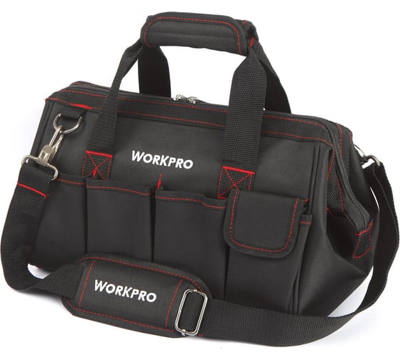 Сумка для инструмента WORKPRO 13 карманов, 360х220х230мм W081021 1
