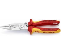 Электромонтажные клещи со страховочным креплением KNIPEX 200 mm KN-1396200T