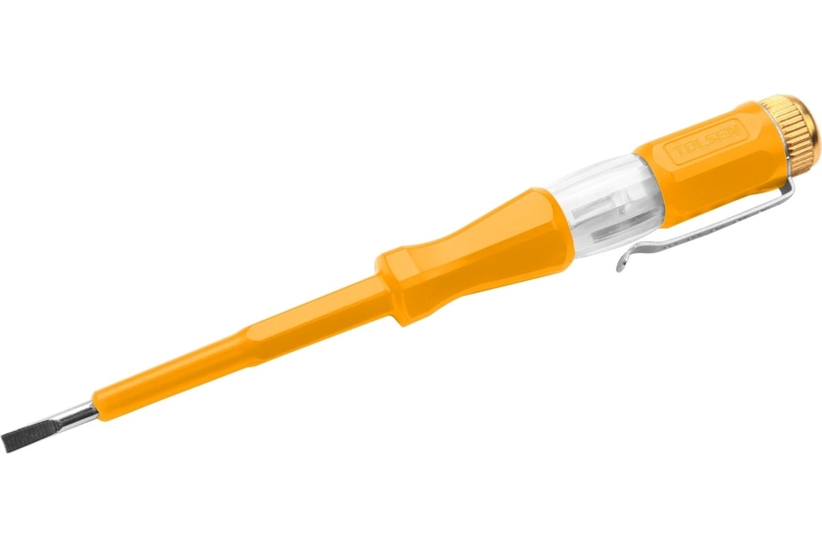 Тестер-отвертка для проверки напряжения TOLSEN 100-500 В 38114 ...