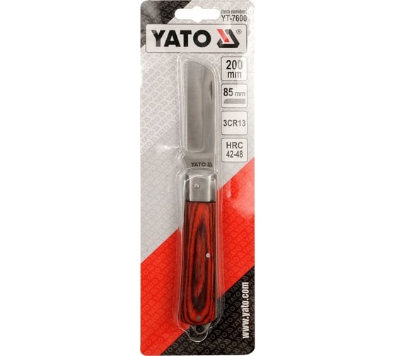 Нож YATO электрика складной YT-7600 37157600 092 1