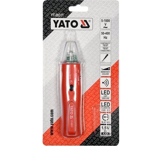 Отвертка индикатор YATO YT-28311