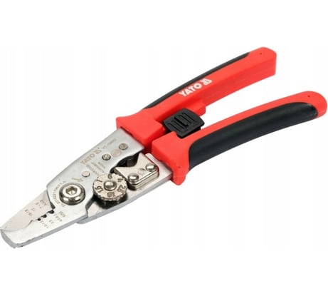 Клещи для резки, зачистки и обжима проводов YATO 200мм YT-19682