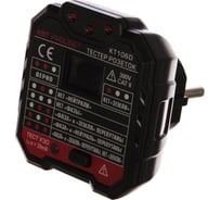 Тестер розеток и УЗО КВТ KT 106D PROLINE 79136