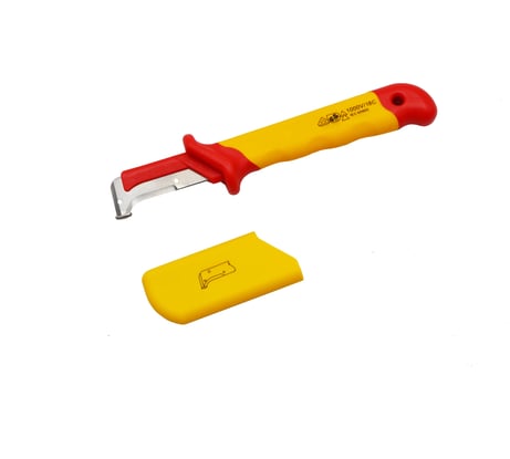 Изолированный нож с пяткой VDE до 1000В WEDO WD520C-02