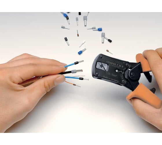 Инструмент для обжимки наконечников Klemsan CRIMPER F 10 R 0.0.0.5.562125