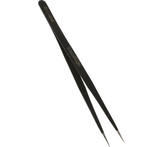 Пинцет Rockforce прямой антимагнитный L-140мм, steel 302 RF-6491140(26221)