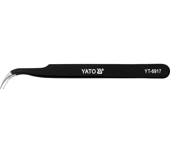 Пинцет YATO 120мм изогнутый антистатический YT-6917