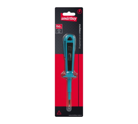 Индикаторная отвертка Smartbuy 150 мм, до 500В, шлицевая tools/120 SBT-SCT-T150P2 1