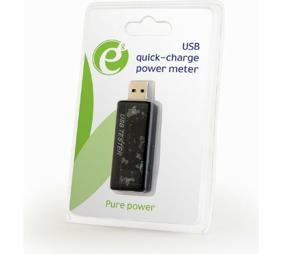 Измеритель мощности USB порта Energenie до 30V/5A, поддержка QC 2.0 и 3.0, блистер EG-EMU-03