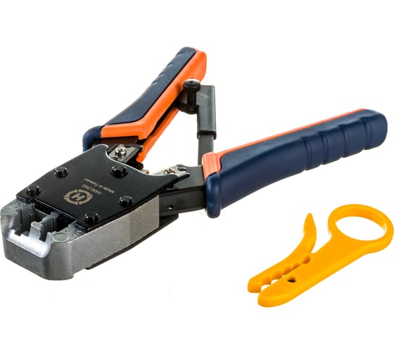 Обжимной инструмент LANMASTER 6P, 8P, с храповым механизмом LAN-CRI-500R