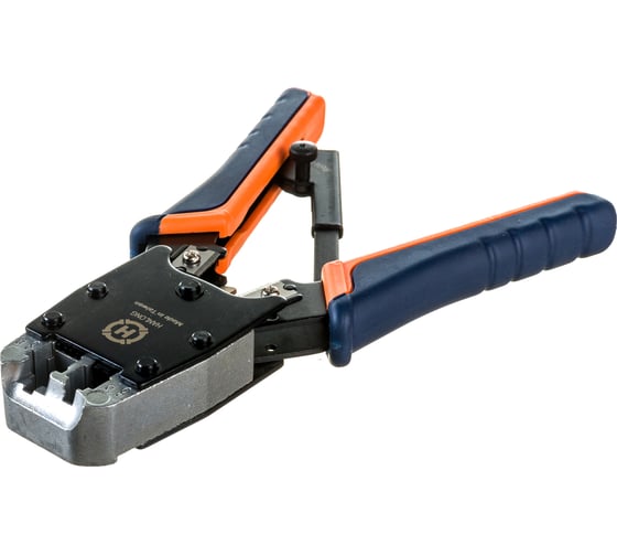 Обжимной инструмент LANMASTER 6P, 8P, с храповым механизмом LAN-CRI-500R