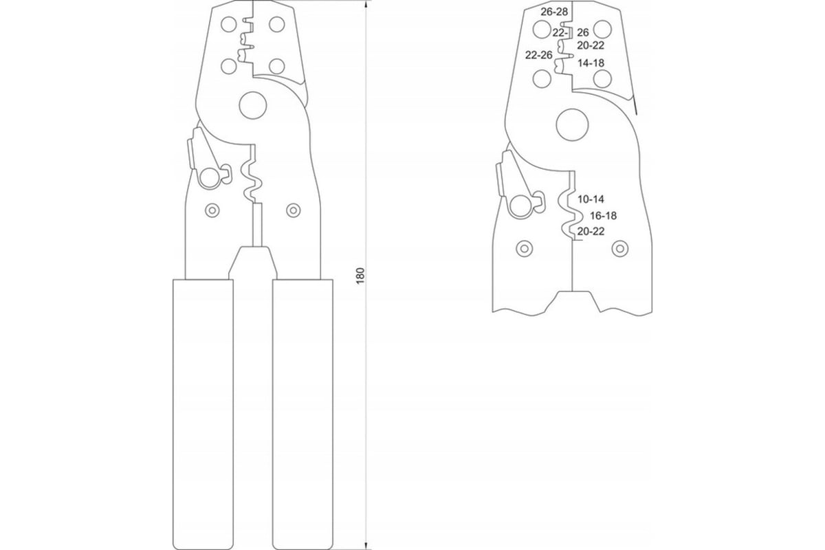 Инструмент для обжима и зачистки проводов YATO YT-2256 - выгодная цена ...