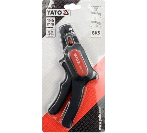 Пассатижи для удаления изоляции YATO 195мм YT-2275