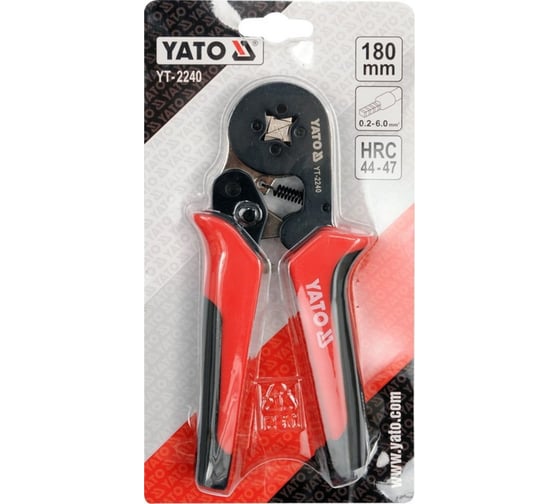 Пассатижи YATO для обжима и зачистки проводов YT-2240 371402240 092 1