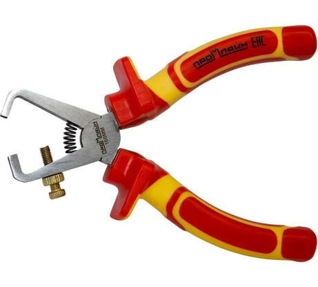 Съемник изоляции Промлайн 160мм до 1000в сталь cr-v, с двухкомп.рук. ПЛ0210601160_023