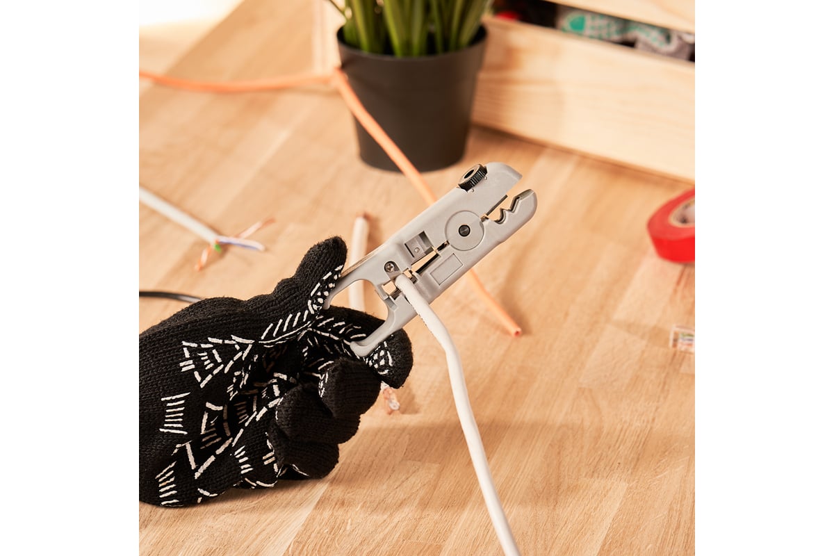 Инструмент для зачистки и обрезки витой пары PROconnect HT-S-501B 12 ...