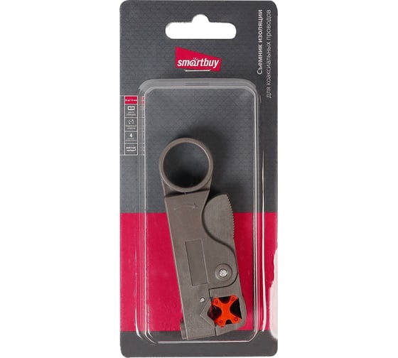 Съемник изоляции для коаксиальных проводов Smartbuy до d 9.5 мм tools SBT-WSR-4