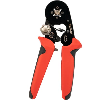 Кримпер для обжима штыревых наконечников REXANT HT 16-4 0.08-16.0 кв.мм с регулятором усилия 12-3216-1