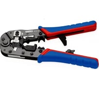 Пресс-клещи для штекеров Knipex 3-в-1, 1 гнездо, 8-пин 8p8c, резка и зачистка кабеля KN-975113SB