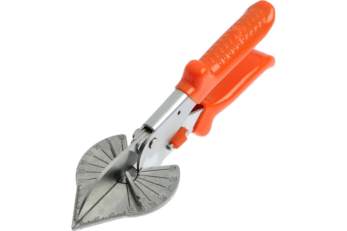 Универсальные ножницы ТУНДРА SK5, по пластику, резине, дереву, углы 45 ...