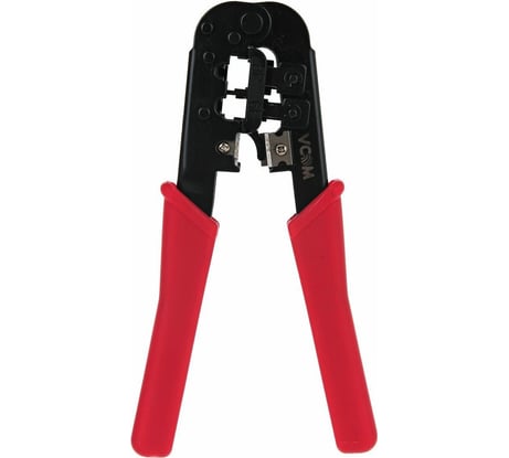 Обжимные клещи VCOM универсальные RJ-45, 4P/6P/8P D1902