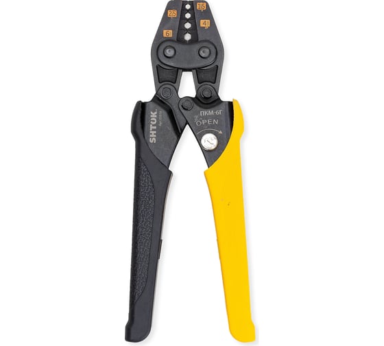 Пресс-клещи SHTOK ПКМ-6Г, Hex Style 03016