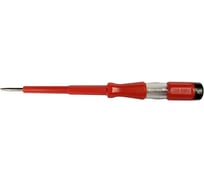 Тестер напряжения STEKKER контактный 100-500V, 12 200 мм, красный, TST500-1 32861