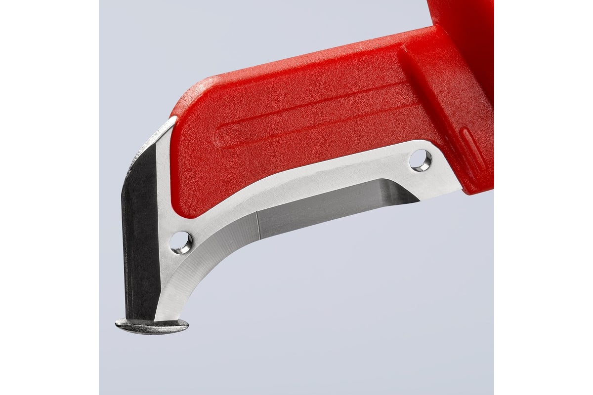 Нож для удаления изоляции KNIPEX VDE, с "пяткой", нержавеющая ...