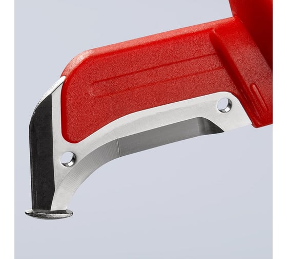Нож для удаления изоляции KNIPEX VDE, с "пяткой", нержавеющая хирургическая сталь KN-9855SB
