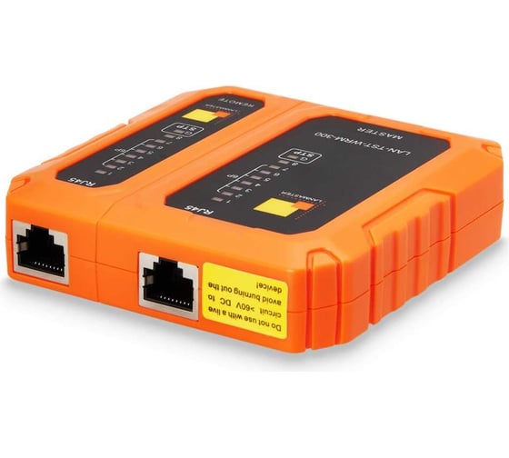 Тестер витой пары с индикаторами LANMASTER LAN-TST-WRM-300