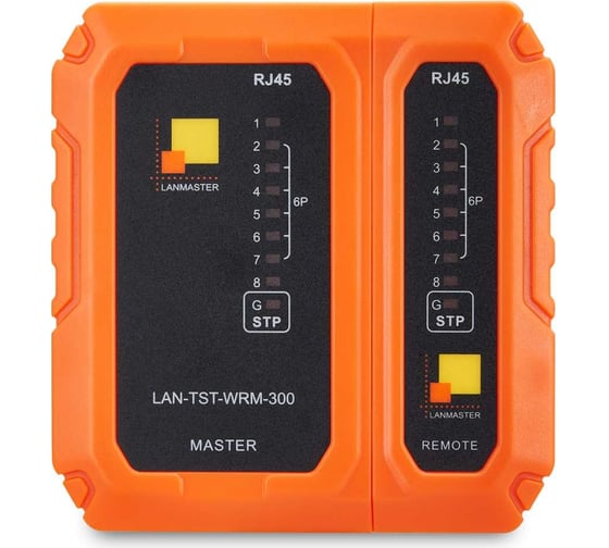 Тестер витой пары с индикаторами LANMASTER LAN-TST-WRM-300