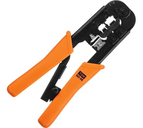 Обжимные клещи TDM ELECTRIC KO-9E обжим RJ-11, RJ-45, «МастерЭлектрик» SQ1001-0007