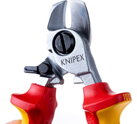 Кабелерез KNIPEX VDE, пружина, рез: кабель 15 мм, 50 мм, AWG 10, L-165 мм KN-9526165SB