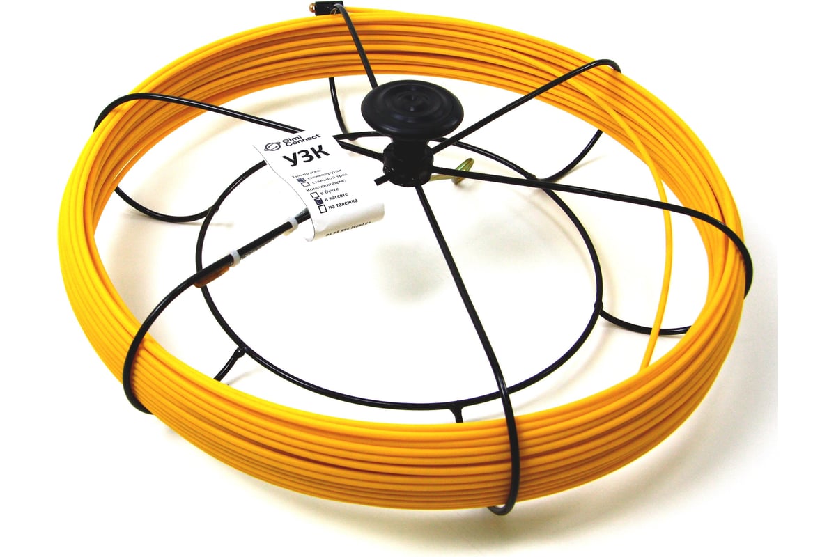 Протяжка для кабеля мини OlmiOn УЗК d=4,5 мм L=30 м в кассете №2 ...