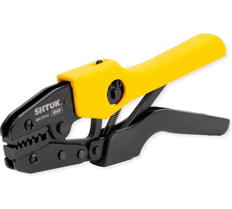 Пресс-клещи SHTOK ПК-23+, матрица, профиль трапеция, 0.25-10.0 мм, серия Vega 03701