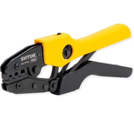Пресс-клещи SHTOK ПК-23+, матрица, профиль двойной, автоклеммы, 1.5 - 6.0 мм, серия Vega 03705