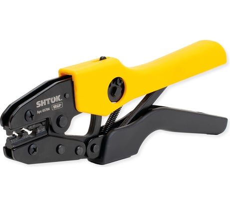 Пресс-клещи SHTOK ПК-23+, матрица, профиль точка, 0.5 - 10 мм, серия Vega 03706