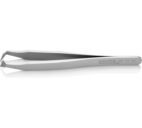 Пинцет режущий Knipex мартенситная сталь, 115 мм, гладкие изогнутые губки KN-921101