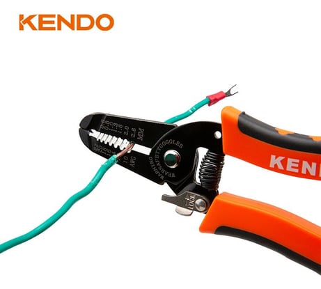 Клещи для снятия изоляции 0,6-2,6 мм2 KENDO, 175 мм 11703