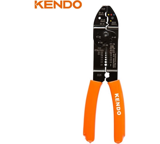 Многофункциональный стриппер KENDO 0,75-6 мм2, 210 мм 11704