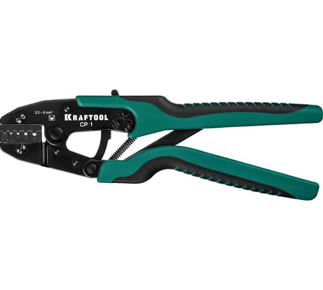 Пресс-клещи KRAFTOOL CP-1 для втулочных наконечников, 0.5 - 6 мм2, 45461-1