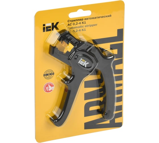 Стриппер автоматический IEK ARMA2L 3 АС 0,2-4 К1 A2L3-FS10-K1-02-40