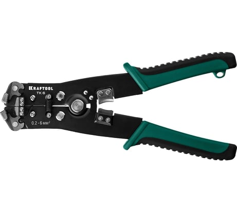 Стриппер KRAFTOOL TK-6 автоматический, многофункциональный, 0.2 - 6 мм2, 22635
