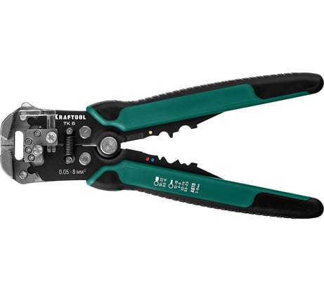 Стриппер KRAFTOOL TK-8 автоматический, многофункциональный, 0.05 - 8 мм2, 22637