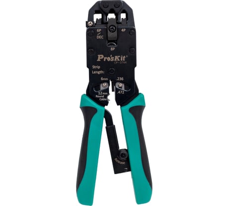 Клещи для обжима витой пары Pro'sKit CP-376K профессиональные 8P/6P/4P С00036254