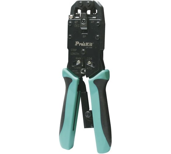 Клещи для обжима витой пары Pro'sKit CP-376K профессиональные 8P/6P/4P С00036254 1