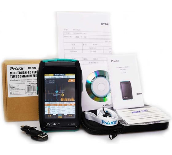 Многофункциональный опто-волоконный тестер Pro'sKit MT-7620 OPM/VFL/OLS 3-в-1, 10 мВт С00040323